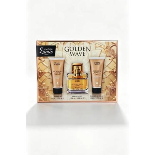 EST.GOLDEN WAVE WOMEN 3PZA EAU+GEL+LOCION