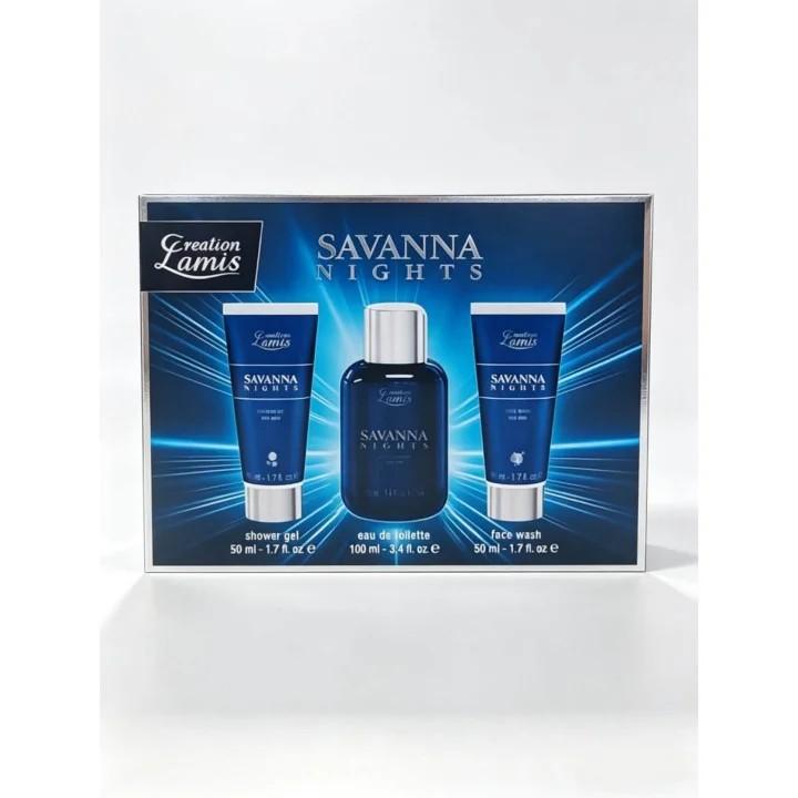 EST.SAVANNA NIGHTS 3PZA EAU+GEL+FACE WASH