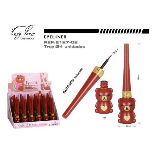  EYELINER LIQ.BURDEO PINCEL BLAND.24/U 