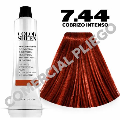 Tinte 7.44 Cobrizo intenso Color Sheen 100ml