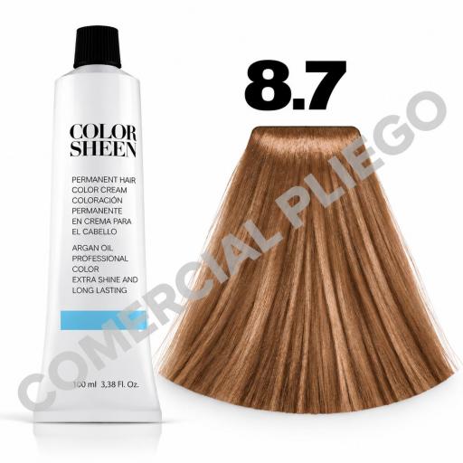 Tinte 8.7 Chocolate Claro Color Sheen 100ml [0]