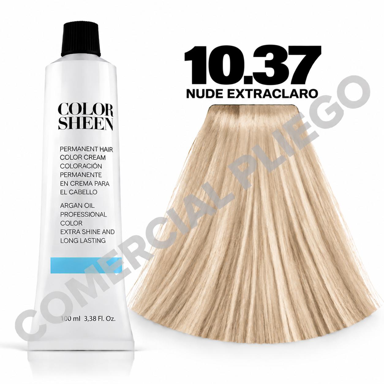 Tinte 10.37 Nude Extraclaro Color Sheen 100ml
