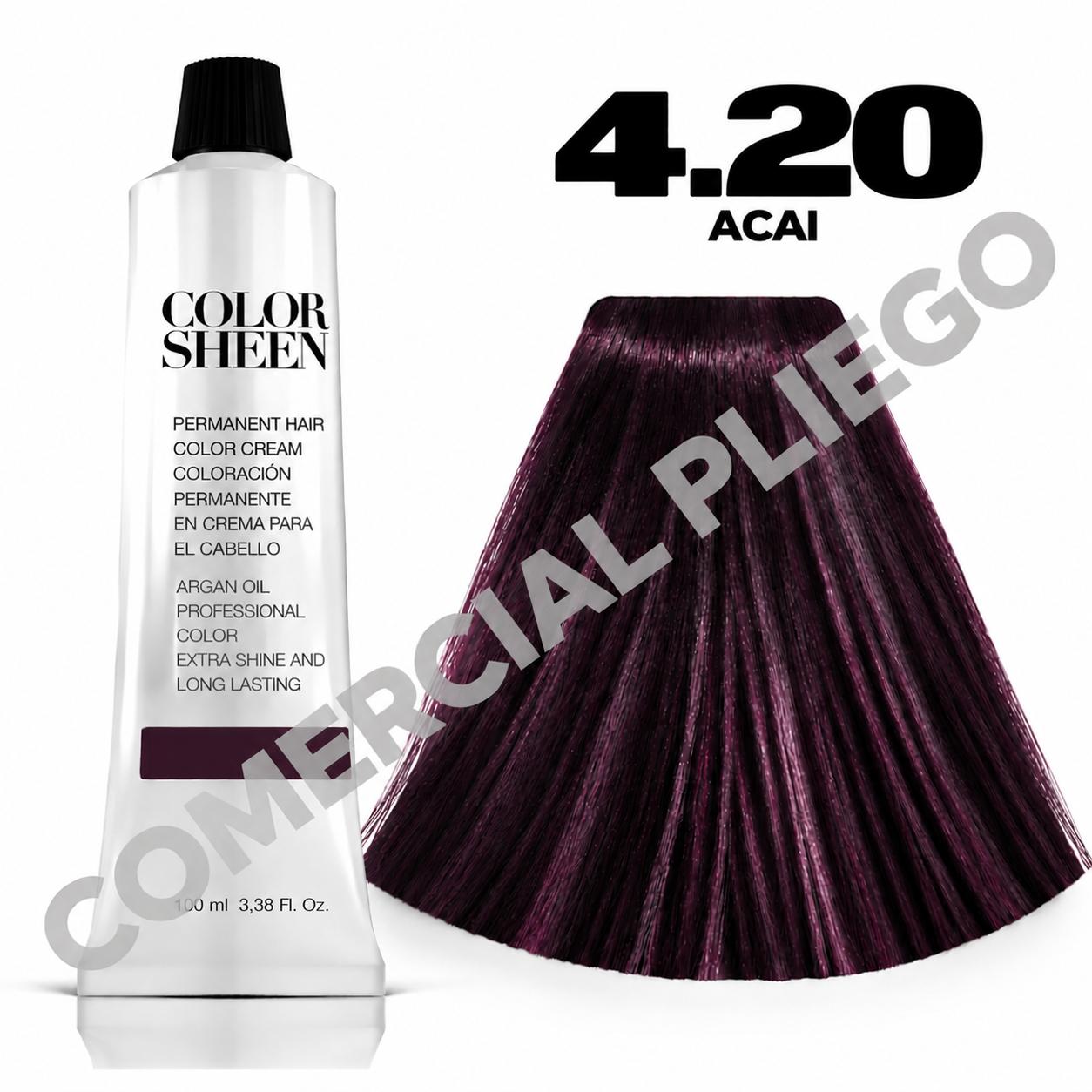Tinte 4.20 Acai Color Sheen 100ml