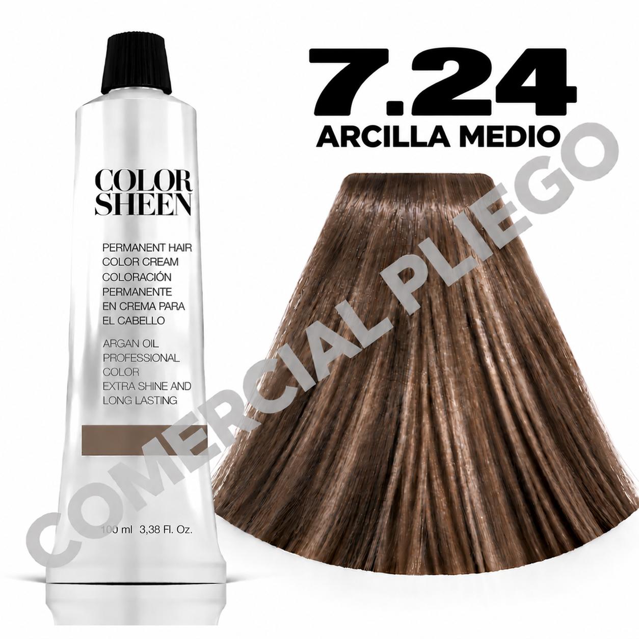 Tinte 7.24 Arcilla medio Color Sheen 100ml
