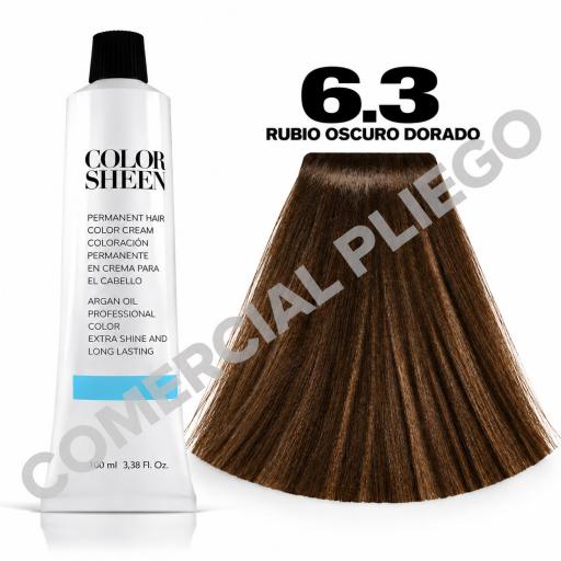 Tinte 6.3 Rubio Oscuro Dorado Color Sheen 100ml