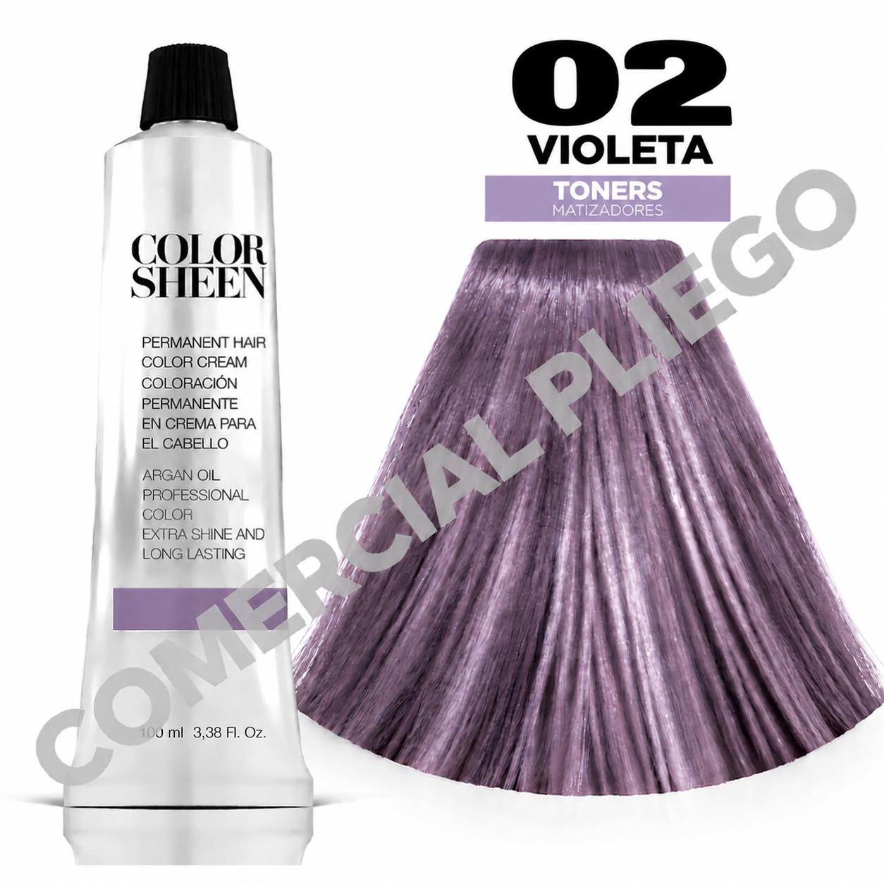 Tinte 02 Violeta Color Sheen 100ml