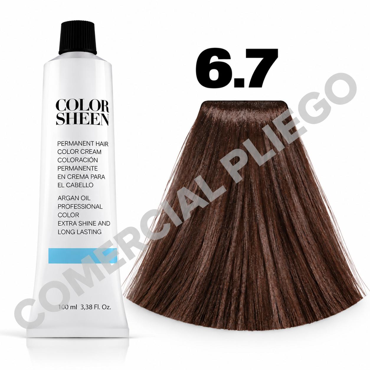 Tinte 6.7 Chocolate Color Sheen 100ml