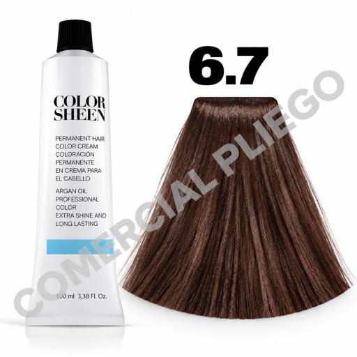 Tinte 6.7 Chocolate Color Sheen 100ml