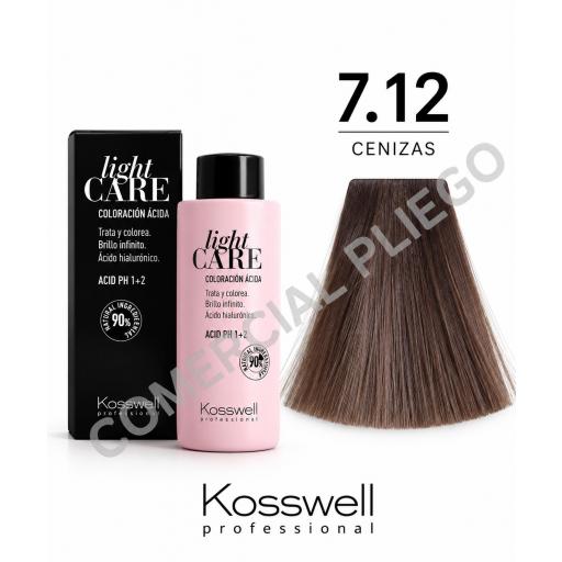 Coloracion Acida Light Care 7.12 60ml Kosswell
