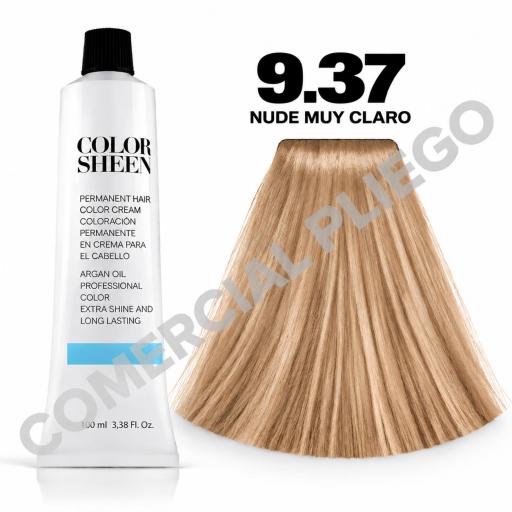 Tinte 9.37 Nude Muy Claro Color Sheen 100ml