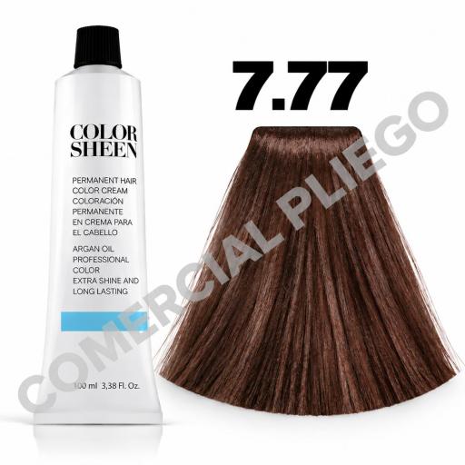 Tinte 7.77 Cacao Medio Intenso Color Sheen 100ml