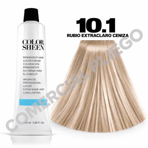 Tinte 10.1 Rubio Extraclaro Ceniza Color Sheen 100ml