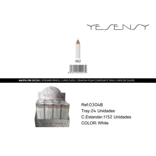 LAPIZ DE OJOS 24/U WHITE