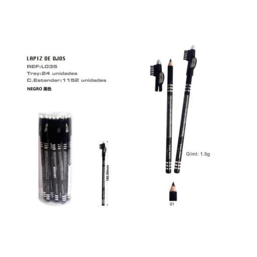 LAPIZ DE OJOS NGR 24/U