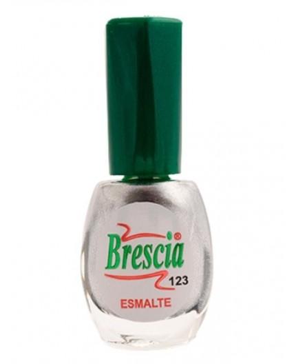 Esmalte de uñas Brescia N123 Plata Metalizado