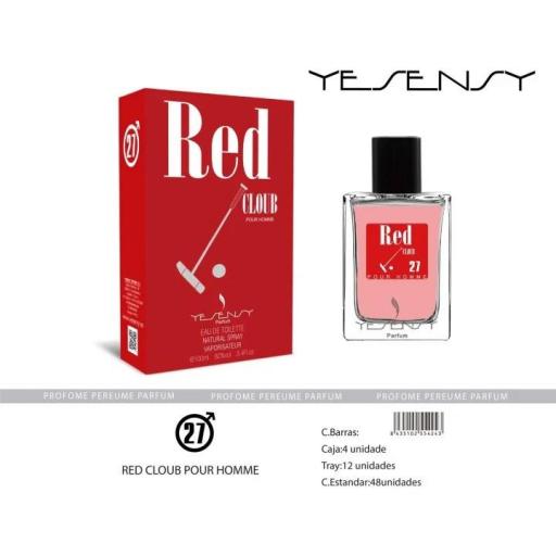 RED CLOUB POUR HOMME SENSINITY