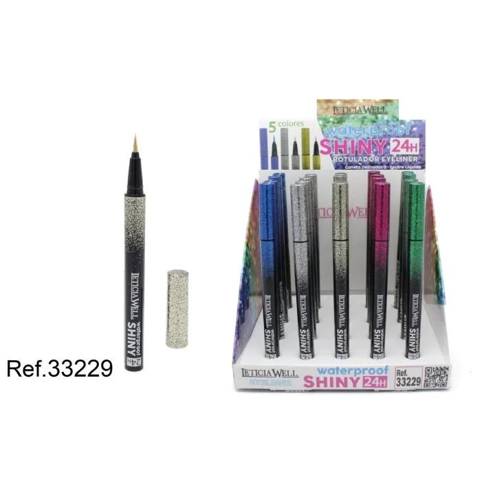 ROTULADOR EYELINER SHINY GLITTER. 20/U LW 33229