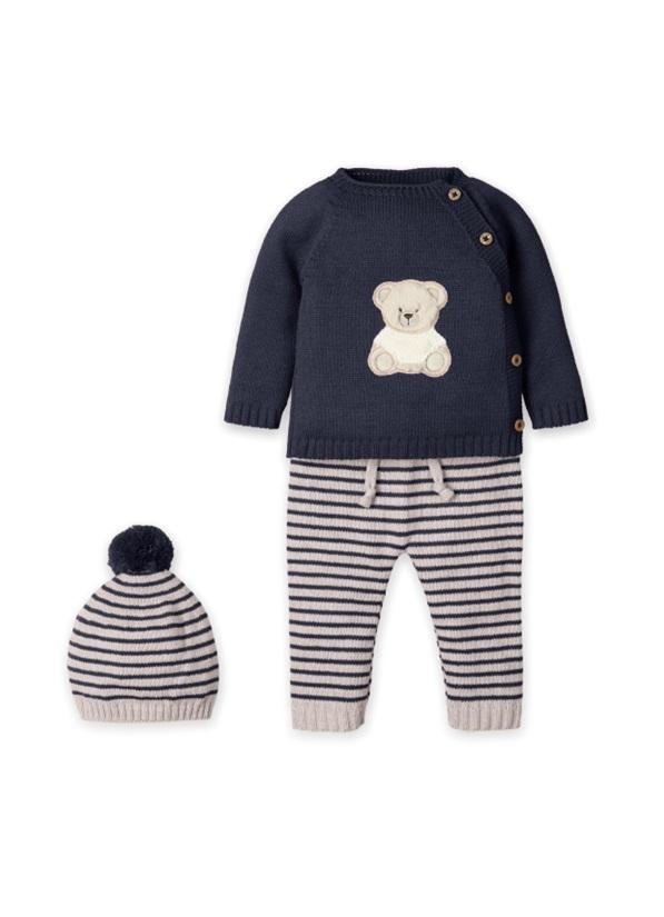 Conjunto Tricot 3 piezas Bebé MAC ILUSIÓN Dulces Instantes 0215 .jpg
