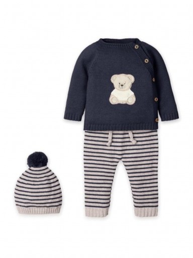 Conjunto Tricot 3 piezas Bebé MAC ILUSIÓN Dulces Instantes 0215 .jpg [0]