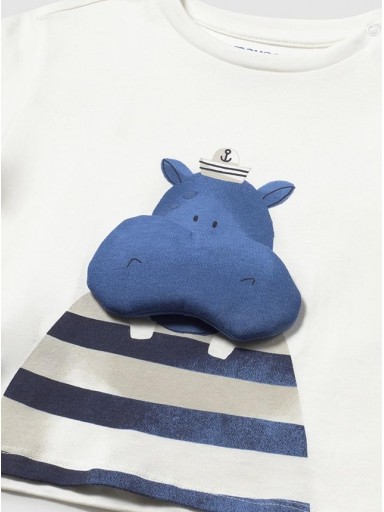 Camiseta aplique bebé niño manga corta Mayoral [2]