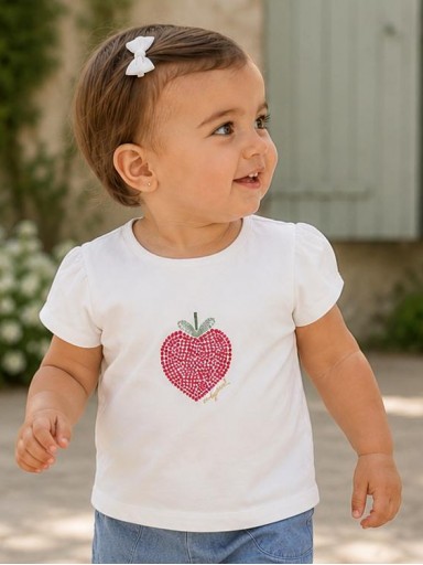 Camiseta manga corta bebé niña Mayoral 1076