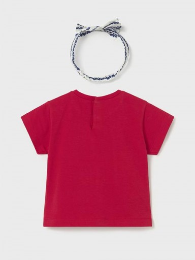 Camiseta niña manga corta con diadema Mayoral [2]