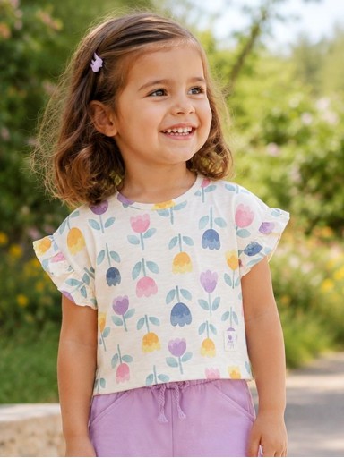 Camiseta niña manga corta Mayoral 1082 LILAC.JPG