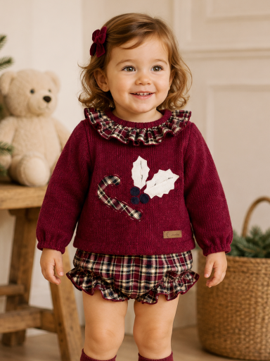 Conjunto Pololo con Capota Bebé niña CALAMARO BABY Miño