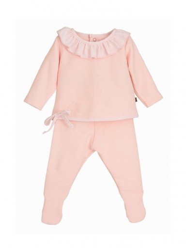 Conjunto Polaina Lebeche Primera Puesta Calamaro Baby 11170 ROSA.jpg