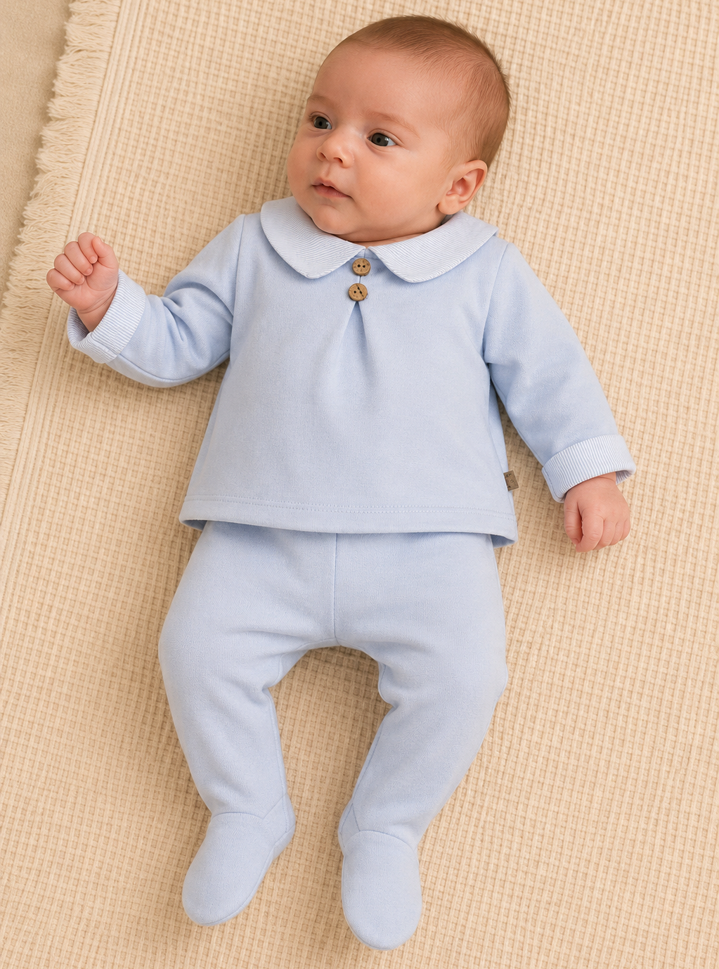 Conjunto Polaina Lebeche Calamaro Baby 11171 CELESTE.jpg