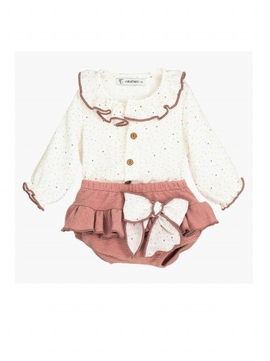Conjunto Pololo Cefiro bebe niña Calamaro Baby 11186.jpg