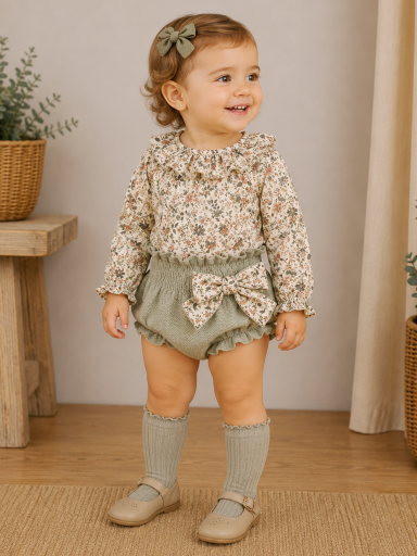 Conjunto Pololo Bise niña CALAMARO BABY Excellentt [1]