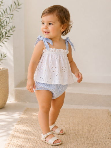 Conjunto Pololo bebé niña Kerala CALAMARO BABY 11314 .jpg