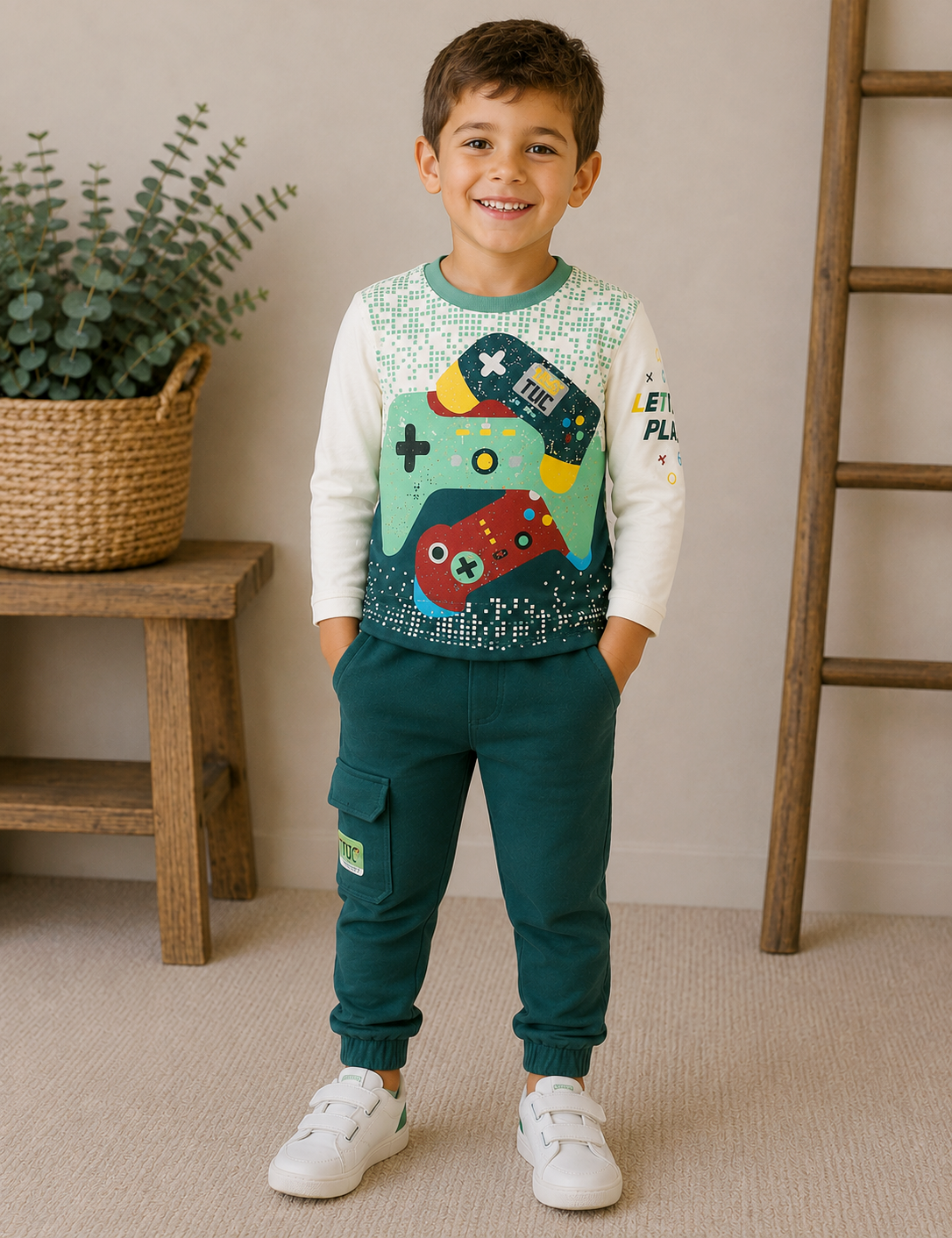 Conjunto niño felpa TUC TUC Cyber Dino