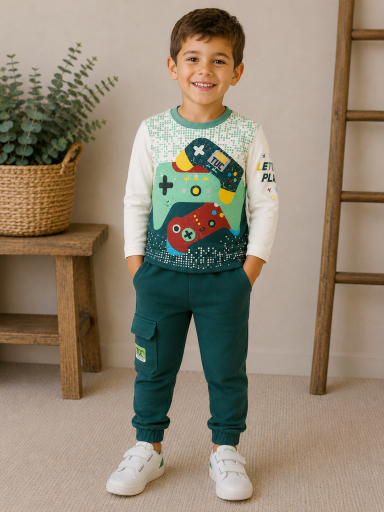 Conjunto niño felpa TUC TUC Cyber Dino