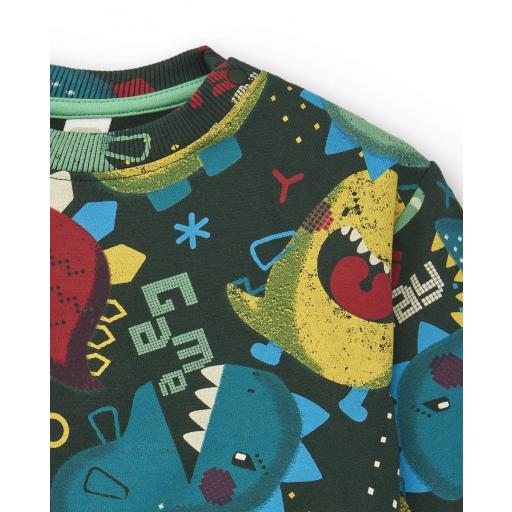 Sudadera Felpa Niño TUC TUC Cyber Dino [2]