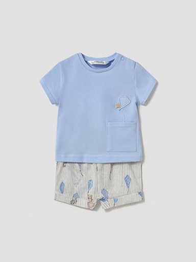 Conjunto bebé niño verano Mayoral 1202 AZUL.JPG