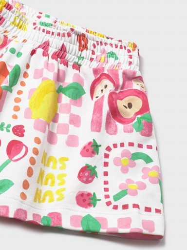 Pantalón punto corto estampado niña Mayoral [2]