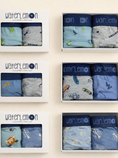 Pack 2 Bóxer Niño Goma Vista WATERLEMON [1]