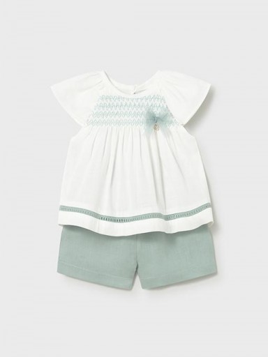 Conjunto short lino niña Mayoral [1]