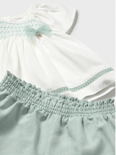 Conjunto short lino niña Mayoral [3]