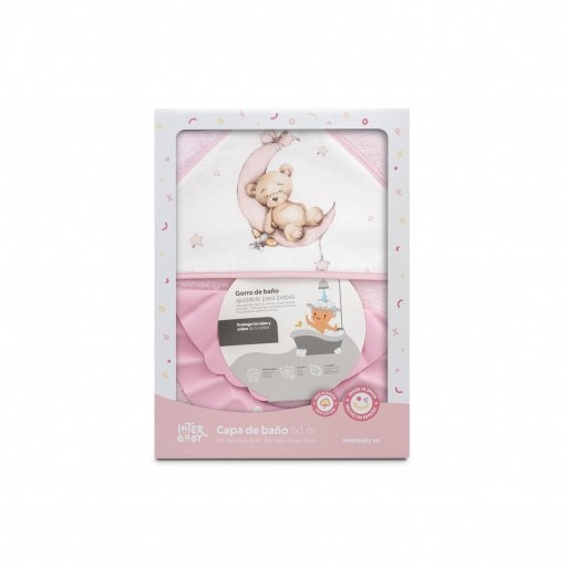 Capa de baño bebé Osito con Gorro Baño INTERBABY [3]