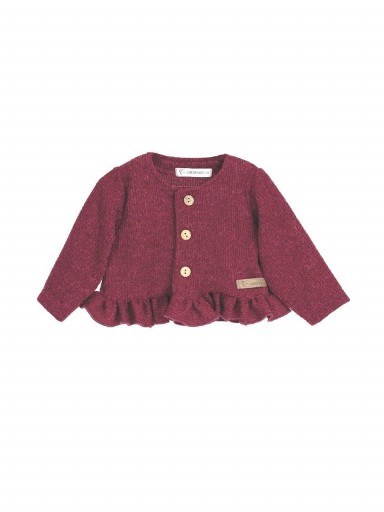 Chaqueta Ter bebé niña Calamaro Baby 14028 GRANATE.jpg [2]