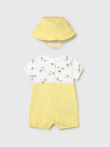 Pelele Peto con Gorro Recién nacido Mayoral [1]