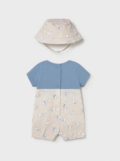 Pelele Peto con Gorro Recién nacido Mayoral [1]