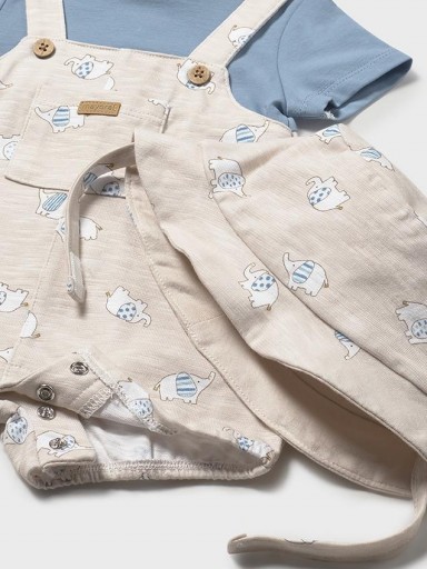 Pelele Peto con Gorro Recién nacido Mayoral [2]