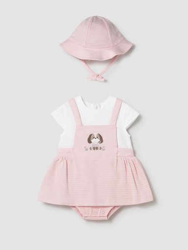 Vestido Peto simulado con Gorro bebé niña Mayoral 1631.JPG [0]