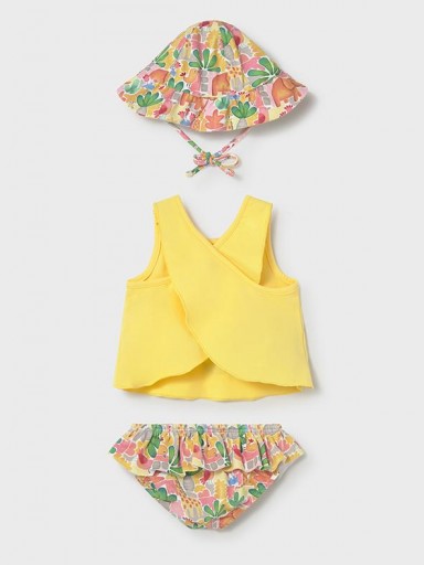 Conjunto baño bebé niña con gorro Mayoral [1]