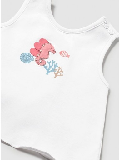 Conjunto baño bebé niña con gorro Mayoral [2]