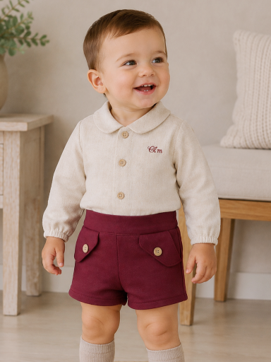 Conjunto bebé niño Mensa Calamaro Excellent 17786.jpg